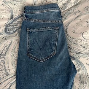 Brand new without tags, mother denim scrapper cuff ankle fray, sz 26. (A big 26)